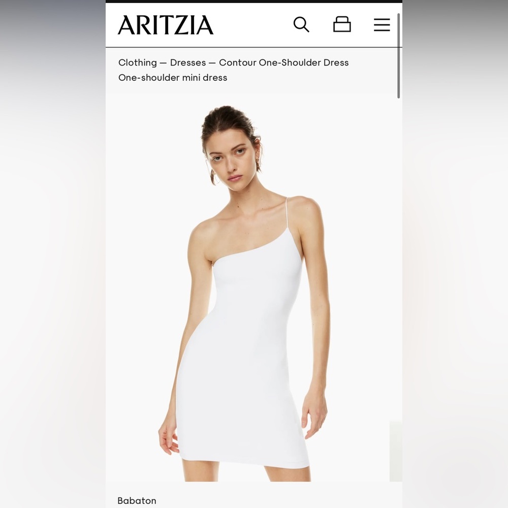 Aritzia Babaton Contour One Shoulder Dress